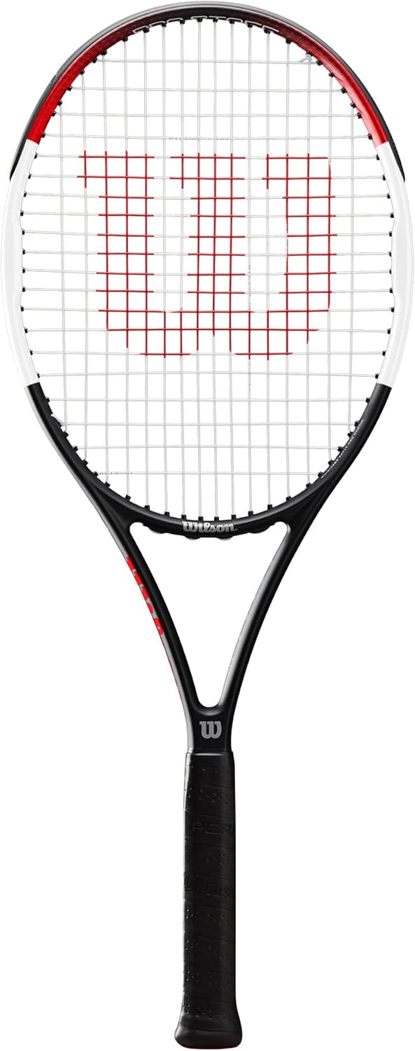 Wilson Tennisschläger Pro Staff Precision 100, Carbonglasfaser, Grifflastige Balance, 320 g, 68,6 cm