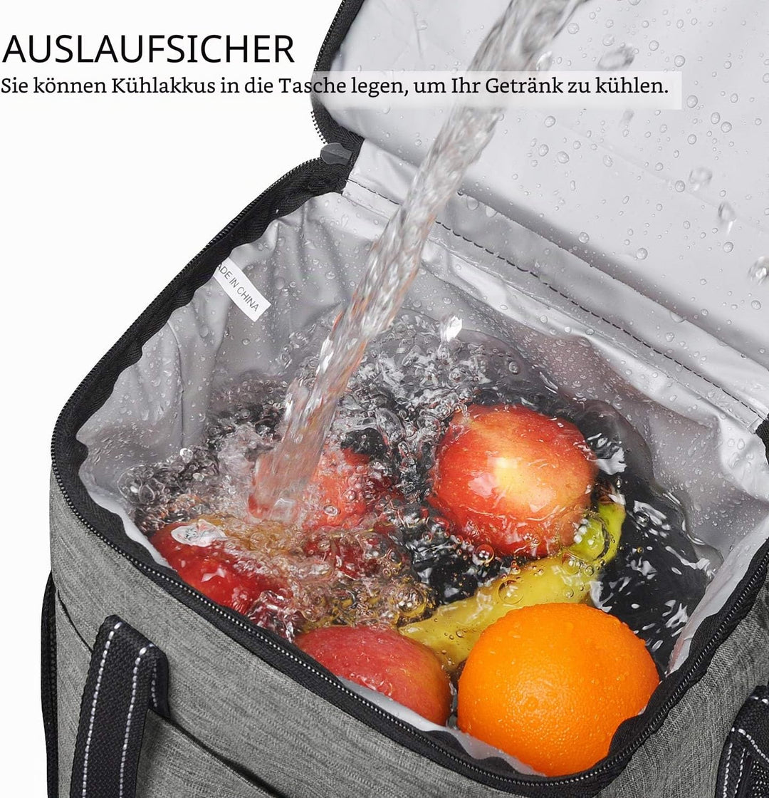 Kato Tirrinia Kühltasche Klein- Flaschenträger für Wein & Bier, gepolsterte weinkühltasche mit isoli