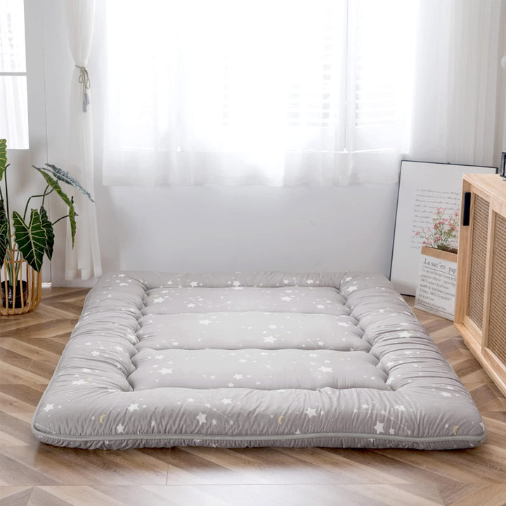 MAXYOYO Japanische Bodenmatratze Futonmatratze, Verdicken Tatami Matte Isomatte Faltbare Roll-Up Mat