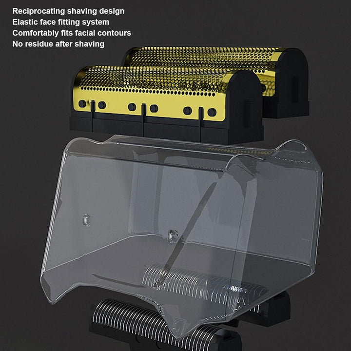 Wiederaufladbarer Elektrischer Rasierer Für Männer Tragbarer Gold Bartschneider mit Präzisionsklinge