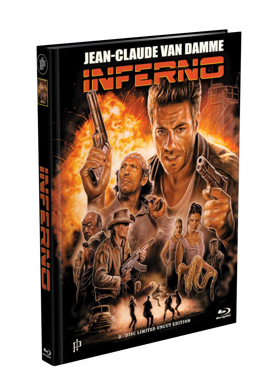INFERNO (Jean-Claude Van Damme) - 2-Disc Mediabook Cover F [Blu-ray + DVD] Limited 555 Edition - Unc
