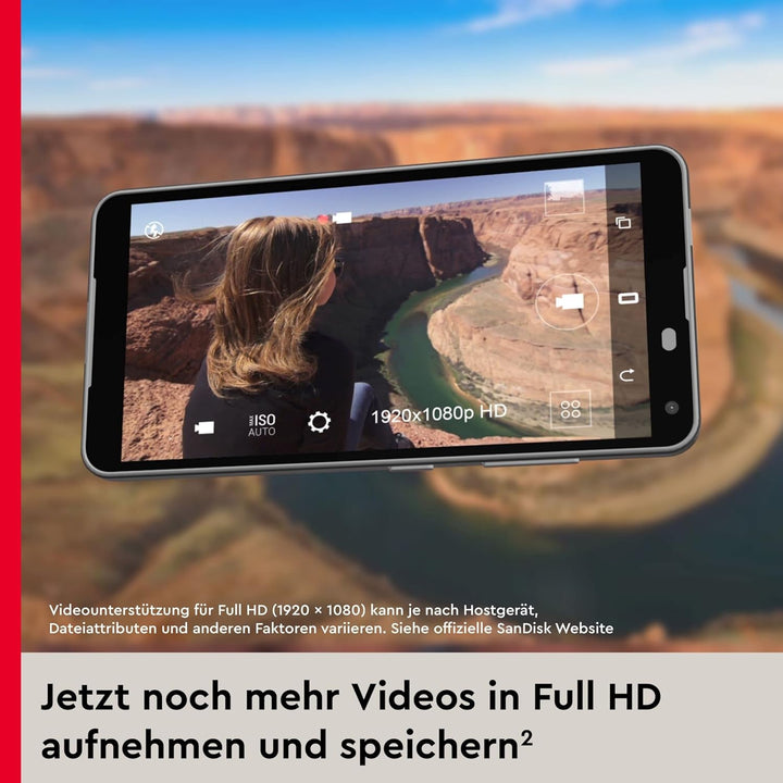 Sony Walkman NW-A306 Touchscreen MP3 Player - 32GB, Bis zu 36h Akkulaufzeit & SanDisk Ultra Android