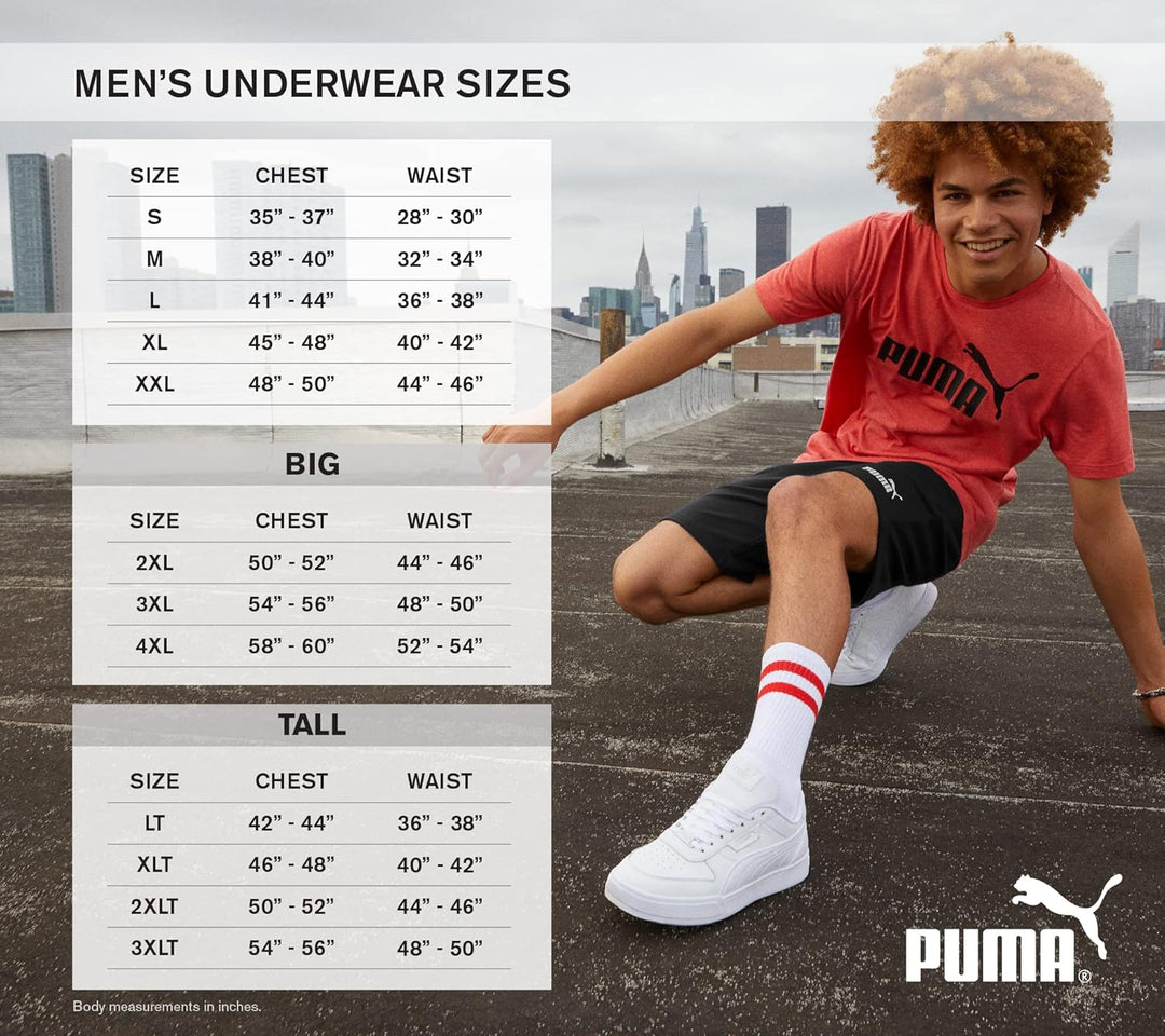 PUMA Herren Retroshorts, 2X Puma Schwarz/High Risk Rot