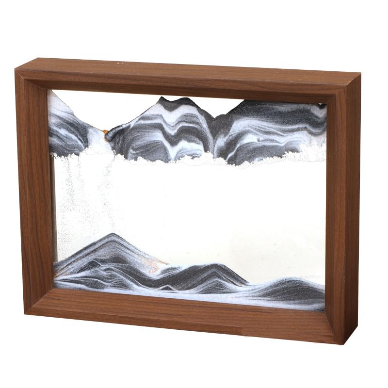 AzureLeap Sandbilder zum Drehen 3D Sandscape die Sandkunst in Tiefsee Fliessende Sandmalerei Sandbil