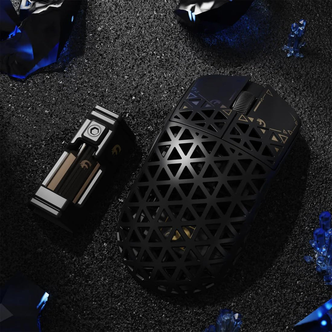MAMBASNAKE M5 Ultra Carbon Fiber 8000Hz Wireless Gaming Mouse, 39g Superlight, 42000DPI, PAW3950MAX