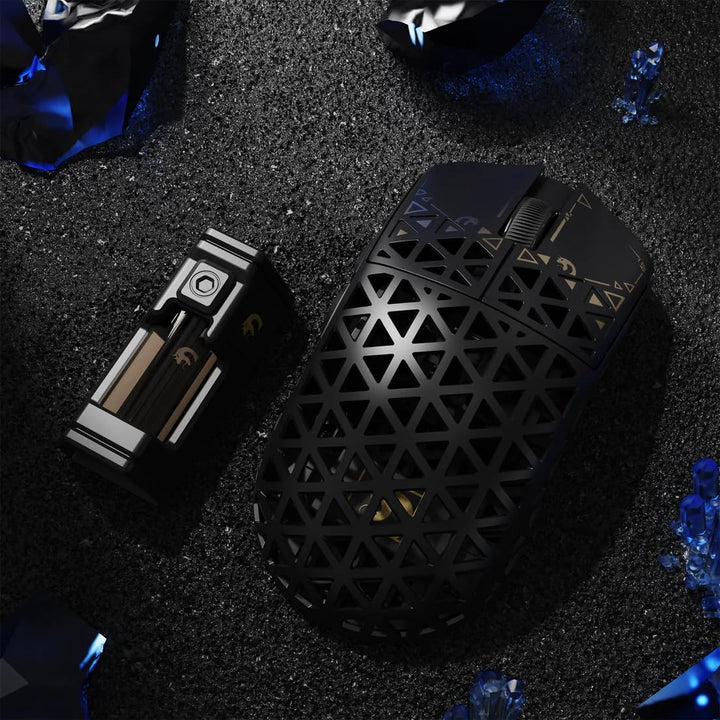 MAMBASNAKE M5 Ultra Carbon Fiber 8000Hz Wireless Gaming Mouse, 39g Superlight, 42000DPI, PAW3950MAX
