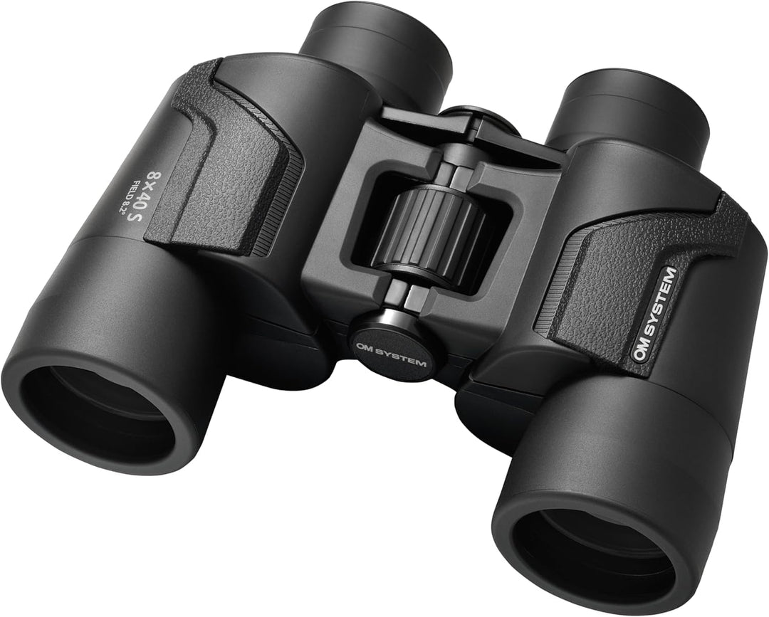 OM SYSTEM Fernglas 8x40 S – Weites Sichtfeld, 8-fache Vergrösserung, BaK-7-Prismen, lichtstark, robu