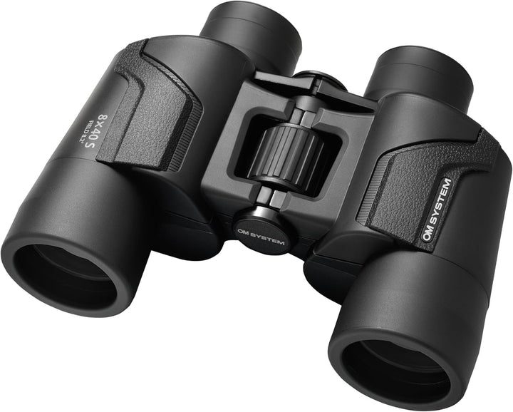 OM SYSTEM Fernglas 8x40 S – Weites Sichtfeld, 8-fache Vergrösserung, BaK-7-Prismen, lichtstark, robu
