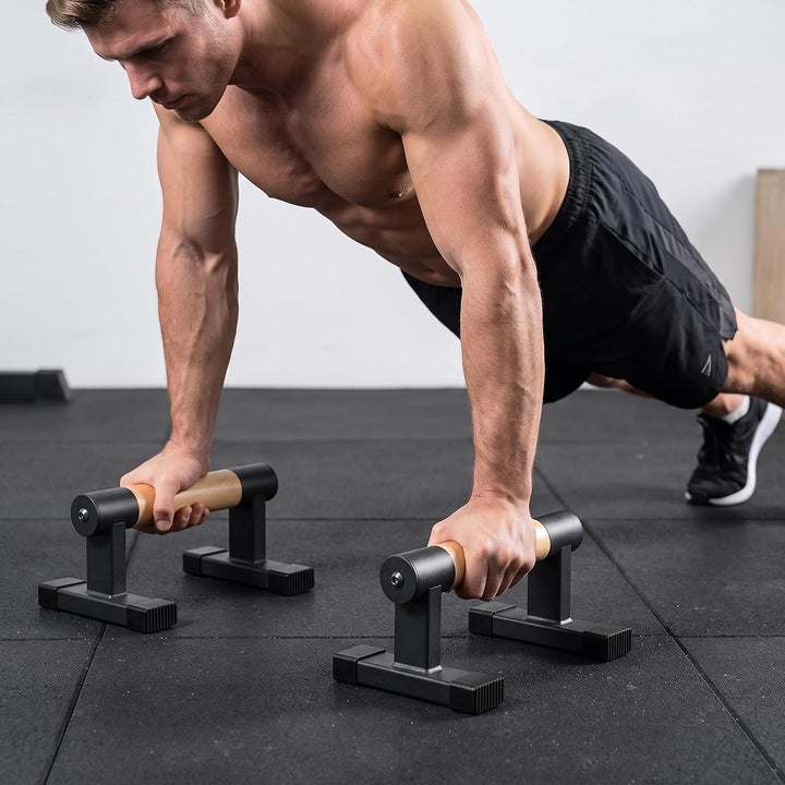 Liegestützgriffe, Parallettes mit Griff Rutschfeste Push Up Bar Liegestütze Handstand Griffe Calisth