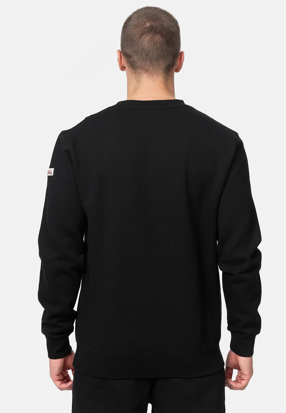 Lonsdale Herren Lawins Sweatshirt L Black/Red/Grey, L Black/Red/Grey