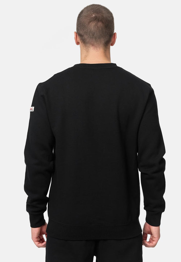 Lonsdale Herren Lawins Sweatshirt L Black/Red/Grey, L Black/Red/Grey