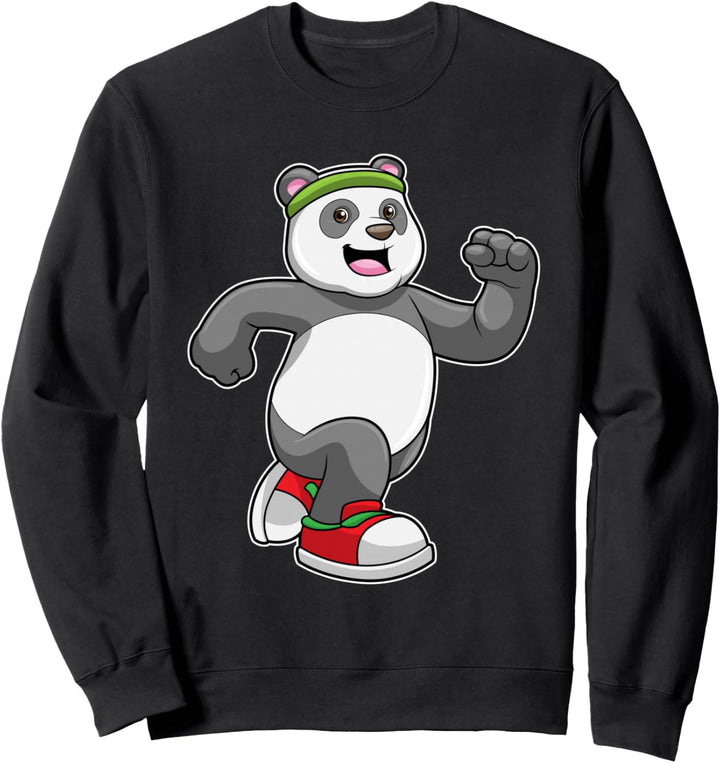 Panda Joggen Jogger Fitness Sweatshirt