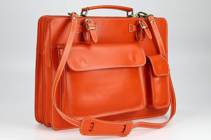 Belli Design Bag Verona italienische Leder Businesstasche Arbeitstasche Messenger Aktentasche Lehrer