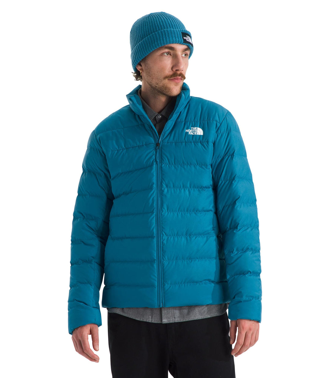 The North Face - Herren Aconcagua 3 Jacke - Warm, Wasserabweisend - TNF Black-NPF XL Dusk Blue, XL D