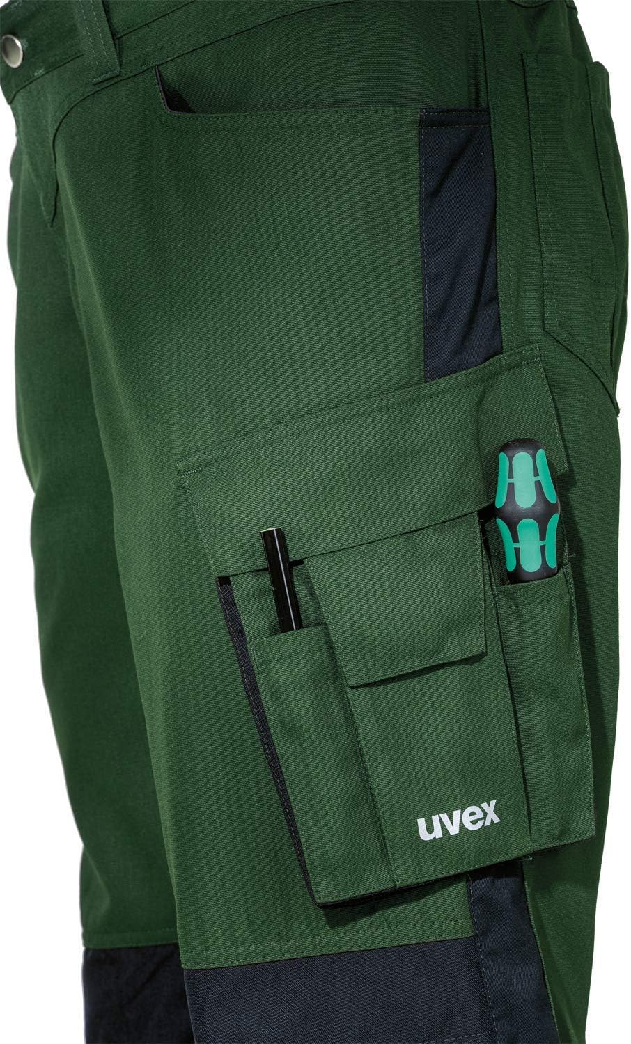 Uvex Perfexxion Premium 3852 Herren-Arbeitshose - Braune Männer-Cargohose 28 Tanne, 28 Tanne