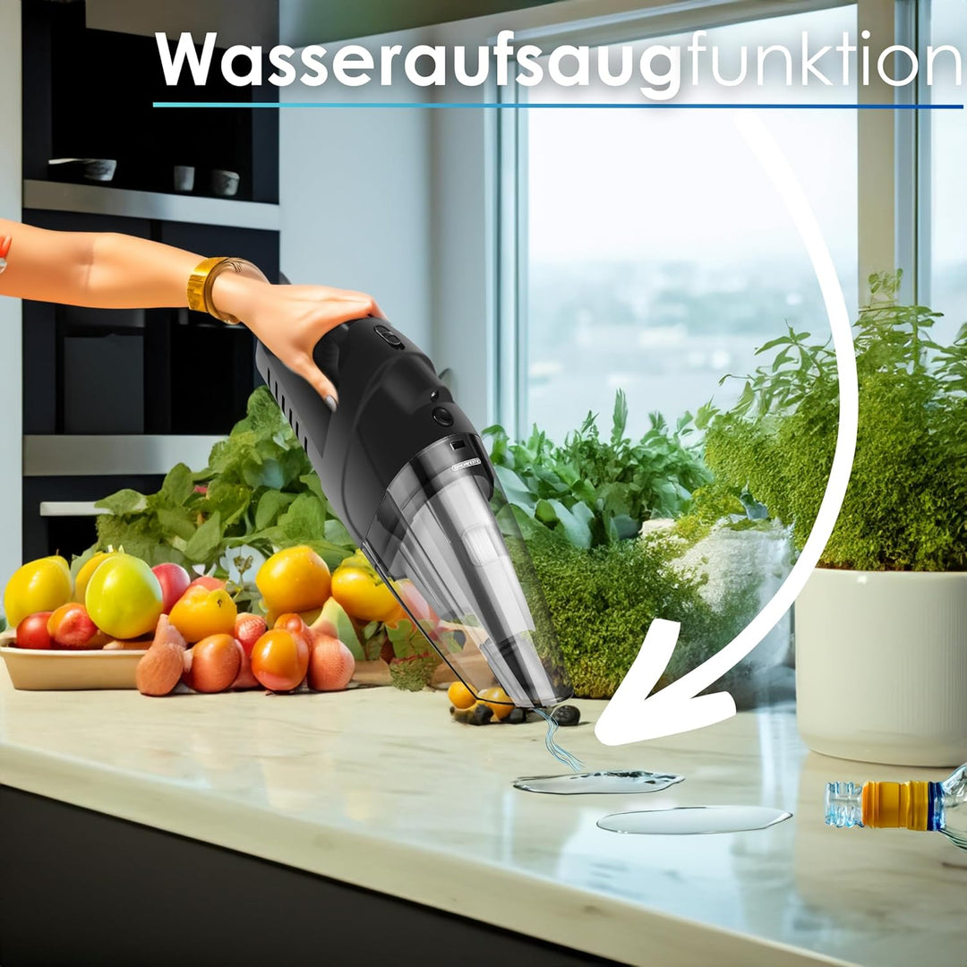 Steinborg® Handstaubsauger Akku Handsauger kabellos Akkusauger Leistungsstarker tragbarer Leichter A