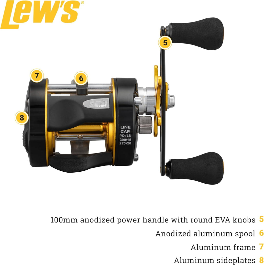 Lew's Speed Cast Baitcast-Rolle 160/20 - 27", 160/20 - 27"
