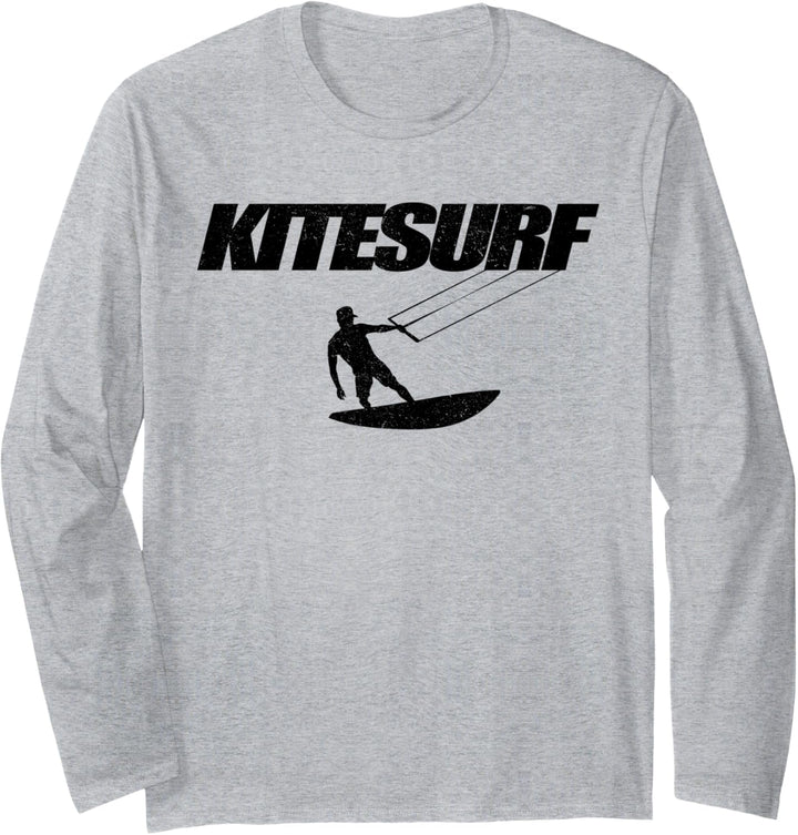 Kitesurf Kiteboarder Surfen Kiteboarden Langarmshirt