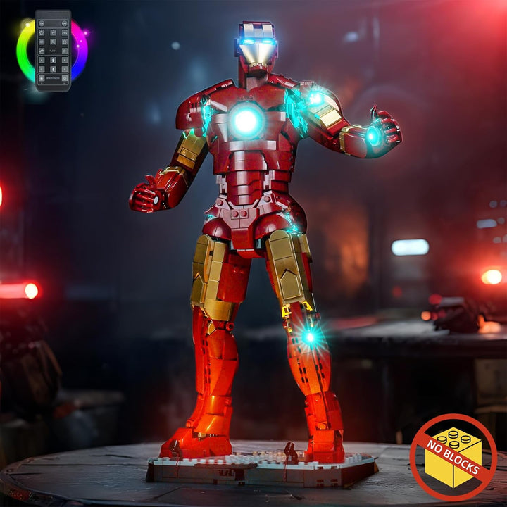 Led Licht Set Kompatibel mit Lego 76344 Iron Man Mark 3 Collectors' Edition (Kein Modell), Dekoratio