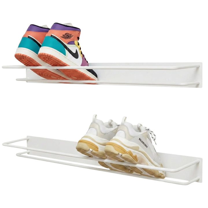 Entrata - Schuhregal Wandmontage 2er Set - Schuhaufbewahrung Hängend - Länge 78 cm - Schuhorganizer,