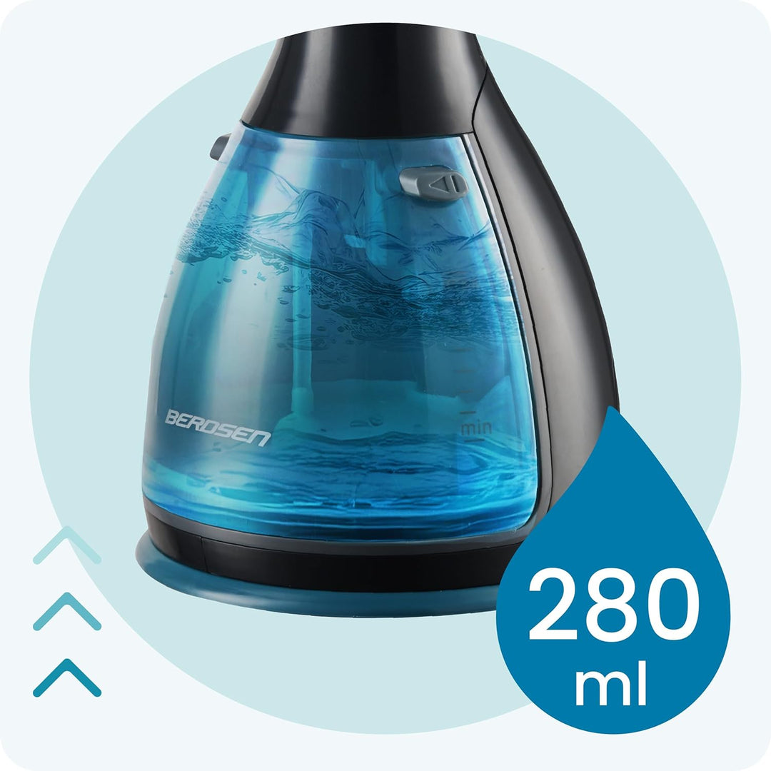 Berdsen Steamer Dampfglätter - 1500W 32g/min - Dampfbügel Dampfbürste Dampfbügeleisen Reisebügeleise