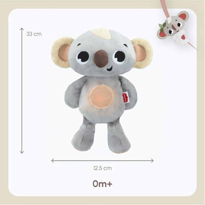 Tiny Love Kuscheltier Koala Snuggly Buddy, Baby Spielzeug, 0+ Monate, Atmendes Kuscheltier mit beruh
