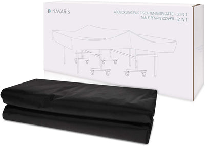 Navaris Abdeckung Schutzhülle Hülle für Tischtennisplatte - Abdeckhaube für Tischtennistisch - offen
