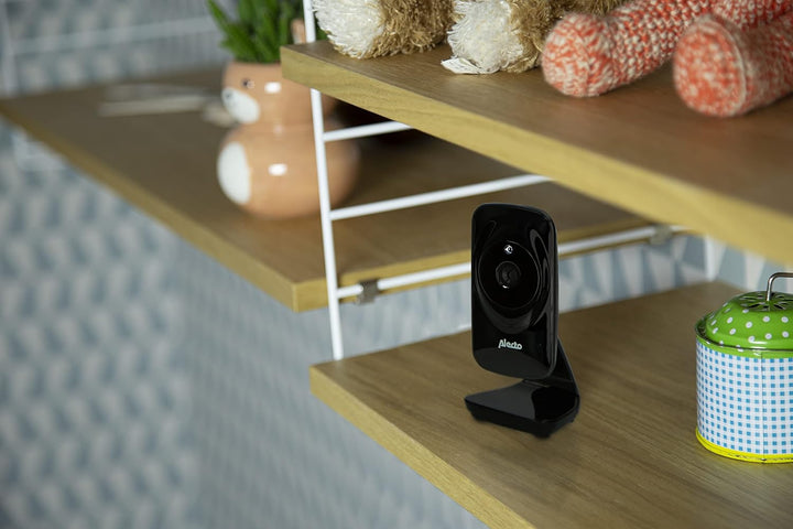 Alecto DVM149 Babyphone mit Kamera - Indoor Videobabyphone mit Bildschirmauflösung: 480x272 - Babyfo