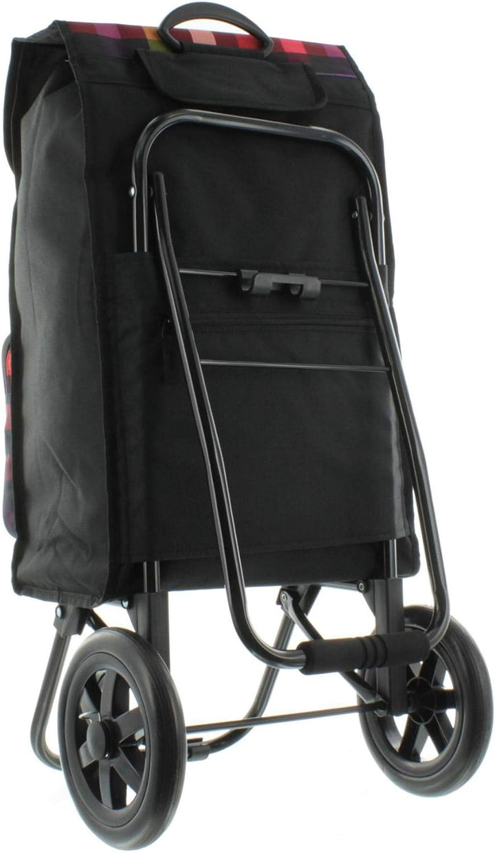 Franky Einkaufstrolley Einkaufsroller ER1 Multicolor Check