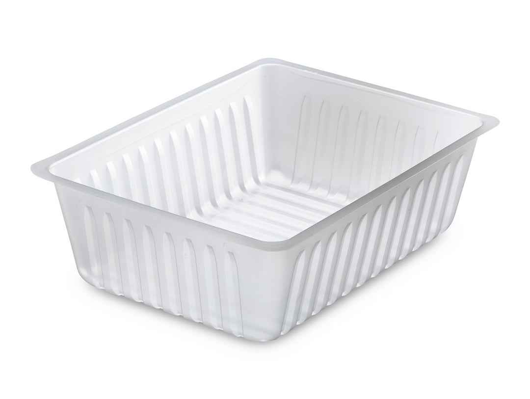 GUILLIN – caissipack b1500t 250 Barquette charcutiere Beutel 1500 cc, Polystyrol, transparent, 20,2 