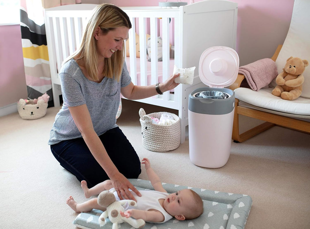 Tommee Tippee Windeleimer Twist & Click Sangenic Tec, Geruchsdichtes Windelentsorgungssystem, Inklus