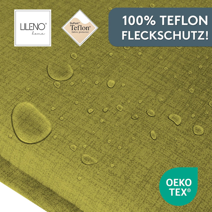 LILENO HOME Gartenstuhl Auflagen als [1er Set - Niedriglehner] in Apfelgrün - Bequeme Liegen als Sit