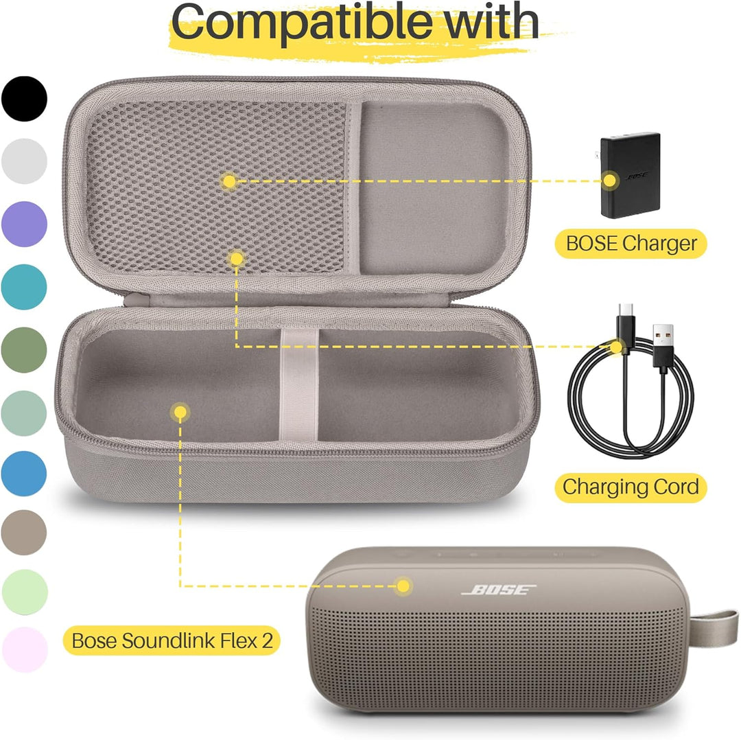Hart Schutz Hülle Etui für Bose SoundLink Flex (2 Gen) / Flex Tragbarer Bluetooth Lautsprecher Erdbr
