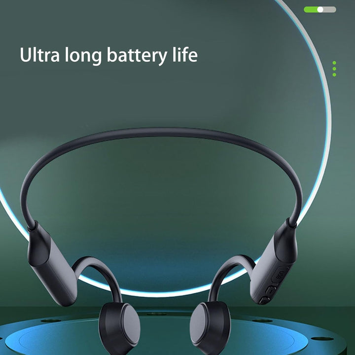 ciciglow K08 Knochenleitungskopfhörer, Bluetooth 5.3 Stereo-Kopfhörer mit Offenem Ohr, ENC-Rauschunt