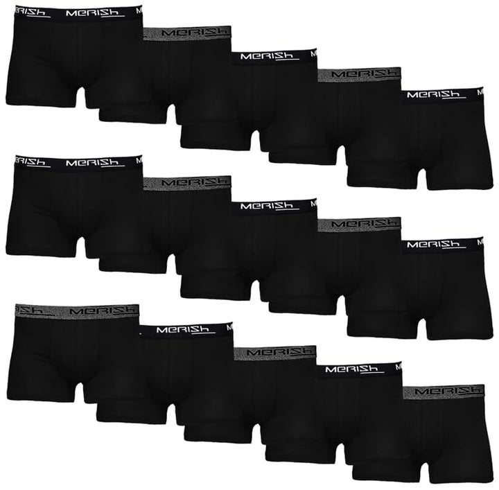 MERISH Boxershorts Herren 6-er /10-er / 15-er Pack S-5XL Unterwäsche Unterhosen Männer Men Retroshor