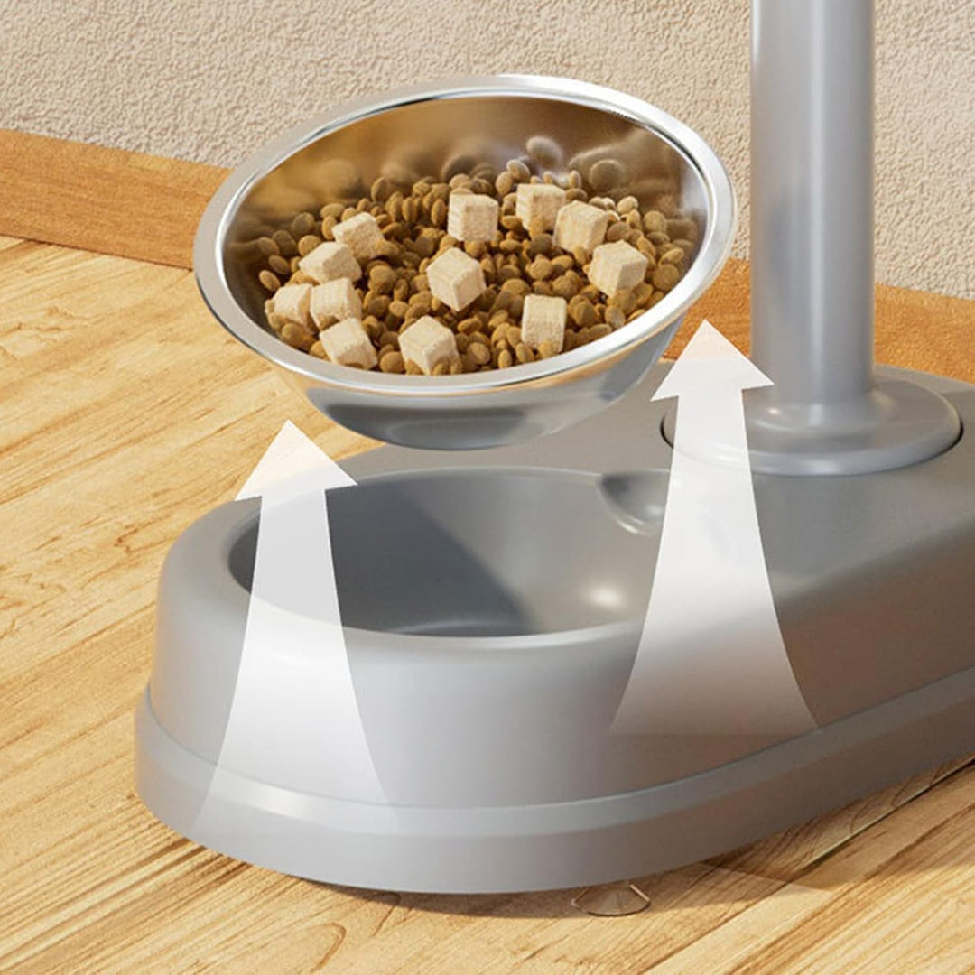 Automatischer Wasserspender Für Katzen - Anti-Tropf Flasche,750ml Stehender Tropfsicherer Hundenapf