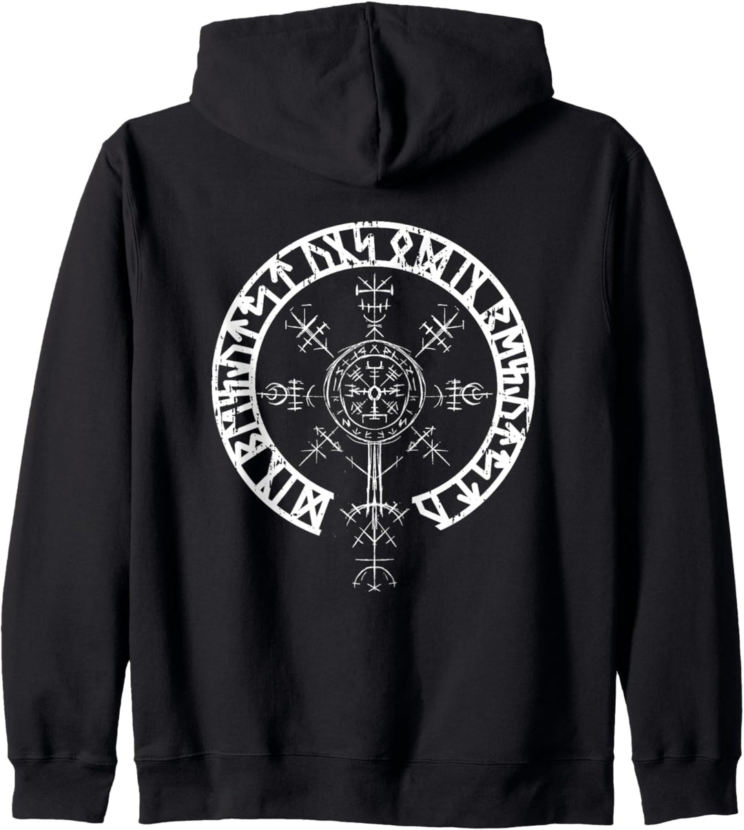 Vegvisir Viking Rune Circle Vikings Kapuzenjacke