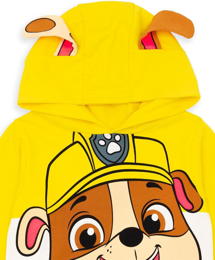 PAW PATROL Kids Hoodie Chase Marshall Skye Everest ODER Rubble 3D Ohren Pullover 2-3 Jahre Rubble, 2