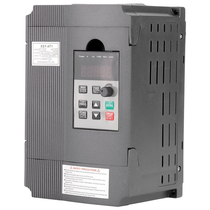 Frequenzumrichter 220V, 1.5kW 8A Einphasen Frequenzumrichter mit VFD Antrieb Einphasen Drehstrommoto