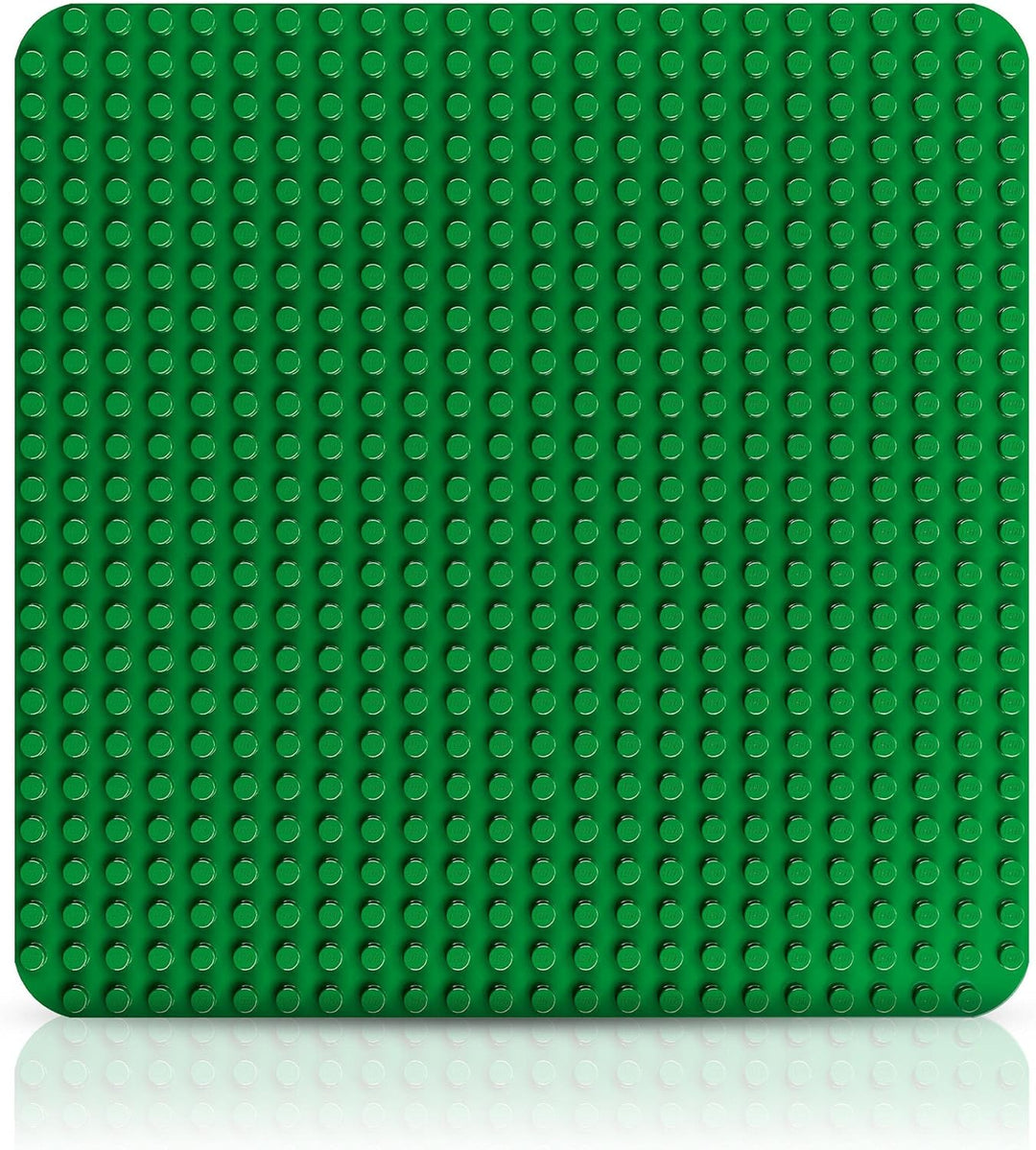 LEGO 10980 DUPLO Bauplatte in Grün, Grundplatte für DUPLO Sets, Konstruktionsspielzeug für Kleinkind