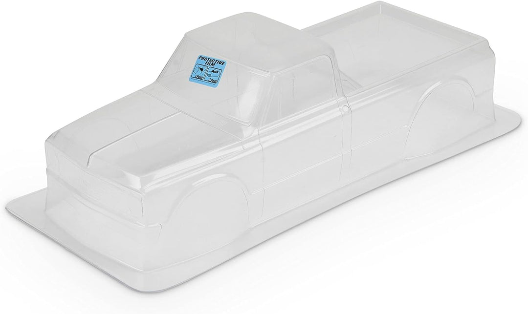 1/8 1972 Chevy C-10 Long Bed Clear Body: Monster Truck