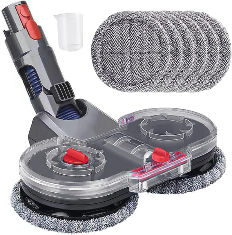 Fictezlove Elektrischer Wischaufsatz für Dyson V12 Detect Slim / V10 Slim Staubsauger, Wischmopp Auf