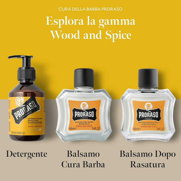 Proraso Wood and Spice After Shave Balsam, 100 ml Single, Single