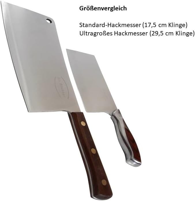 Dr. Richter ultragrosses und -schweres Knochenbeil (Klingenlänge: 29,5 cm, Gesamtlänge: 45 cm, Gewic