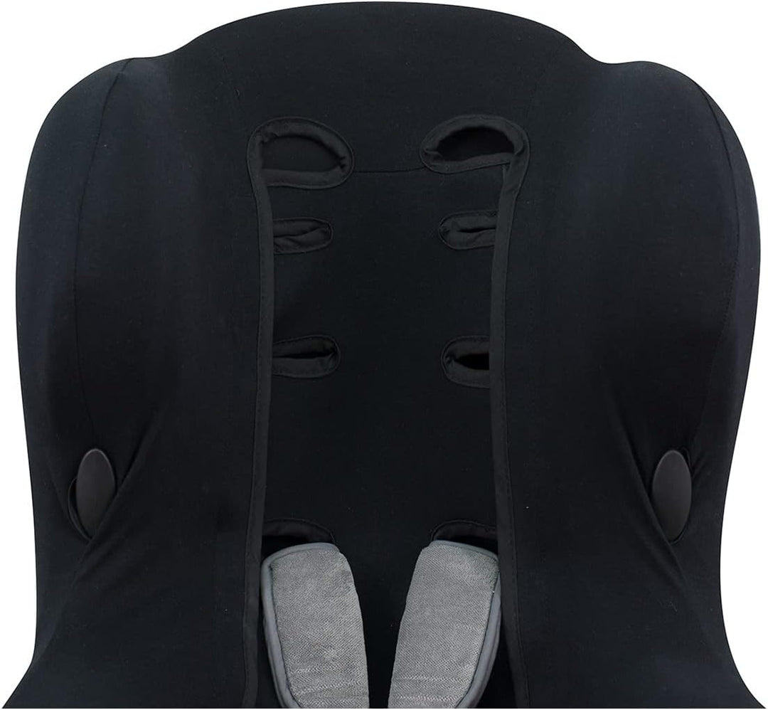 JYOKO Kids Bezug kompatibel mit Bébé Confort Iseos Neo (Black Series), BLACK SERIES