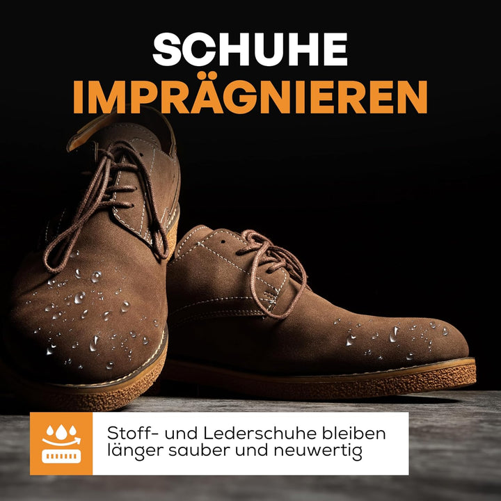 Nanotol Nano-Imprägnierspray mit Lotuseffekt für Leder, Wildleder, Stoff Textilien Protector - Pfleg