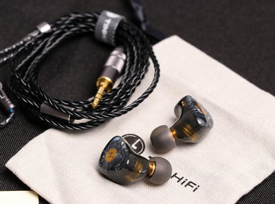 LINSOUL TINHIFI T3 Plus 10mm LCP-Membran Hi-Fi In-Ear Kopfhörer mit abnehmbarem 2Pin OFC-Kabel, 3D-B