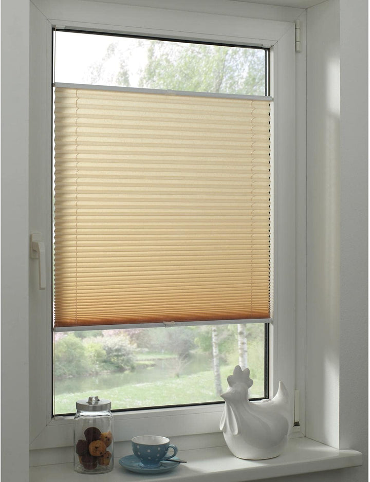 GARDINIA Plissee Concept Tageslicht, Blickdichtes Faltrollo, Alle Montage-Teile inklusive, EASYFIX P