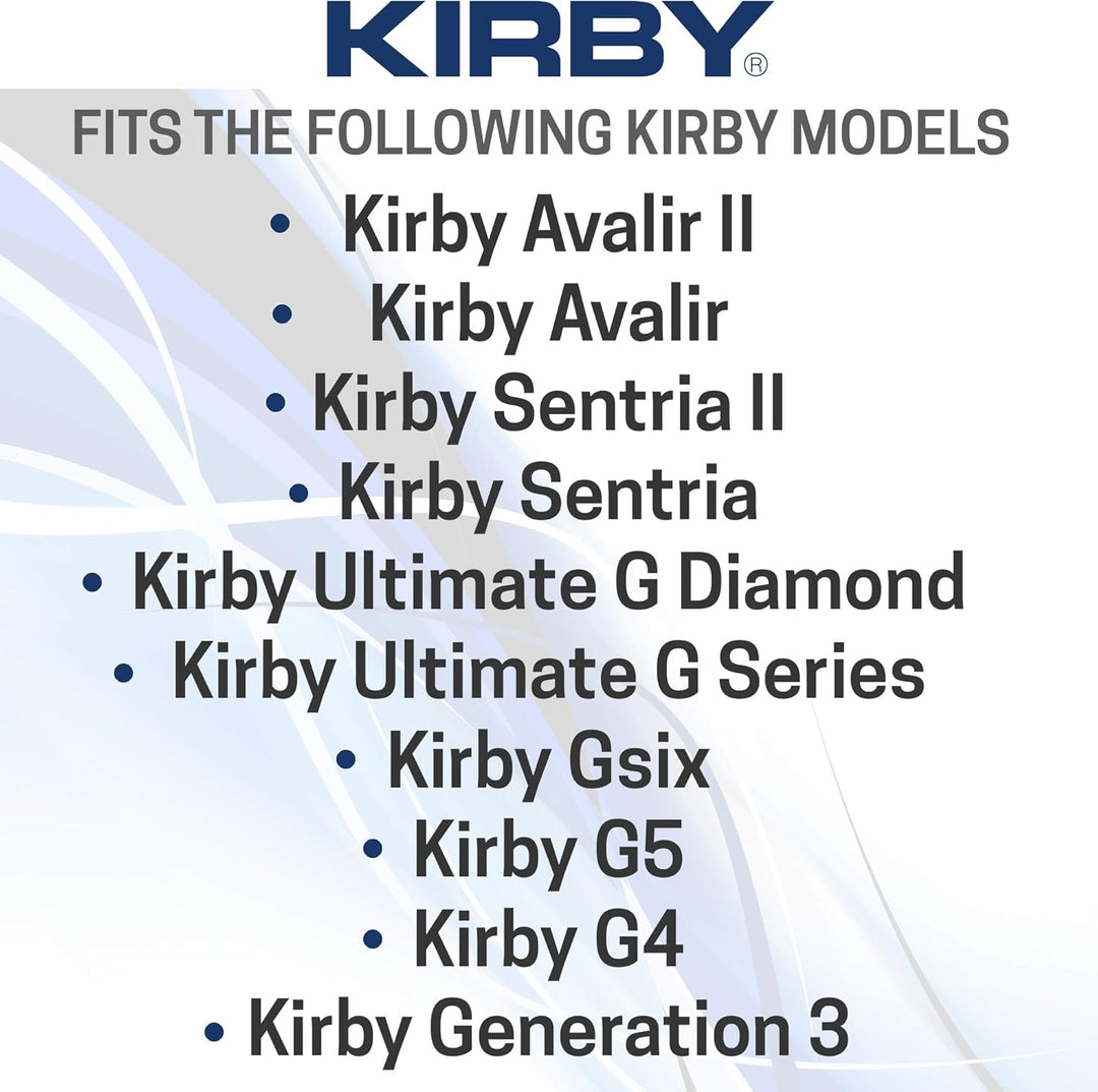 Original Kirby F-Style Micron Magic Filtertüten für Sentria G10 Staubsauger, 6 Stück Fits Generation