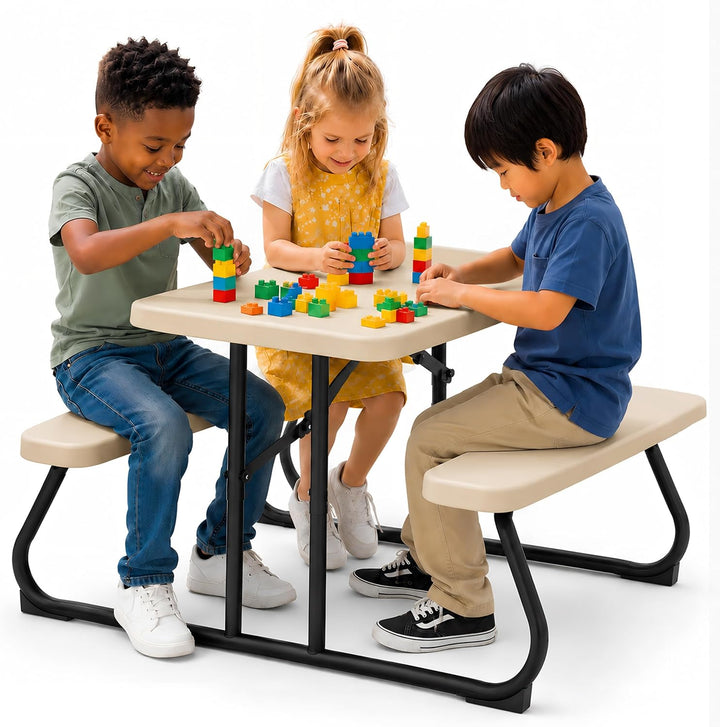 LIFETIME Picknicktisch, leichtgewichtig, zusammenklappbar Beige, Beige